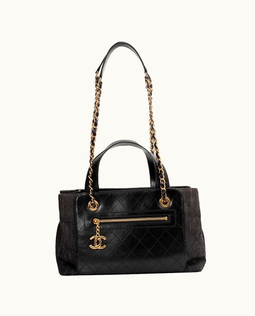 Chanel Chanel Grand Shopping Women's Handbag In Black