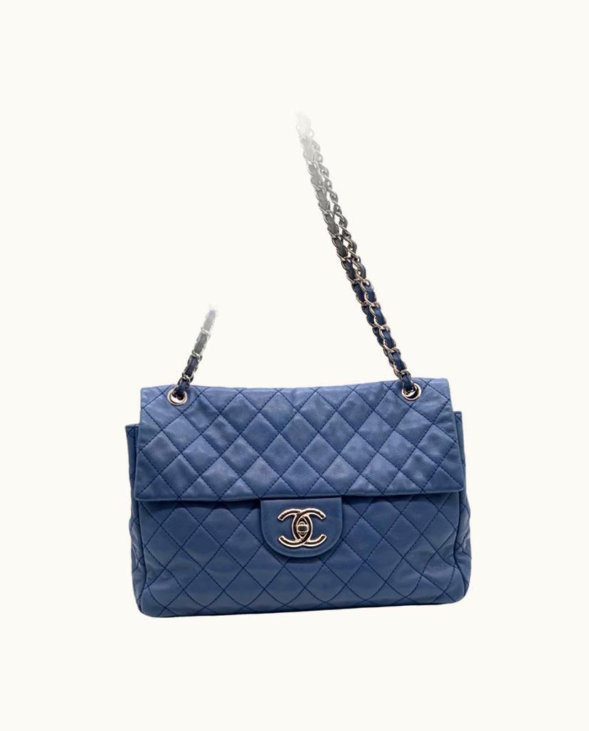 Chanel Chanel Flap Bag Caviar Lambskin Blue