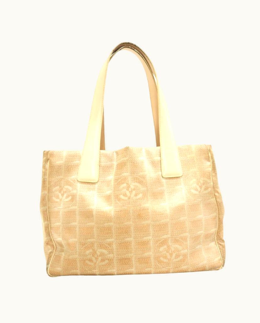Chanel Chanel Travel Line Tote Bag In Beige