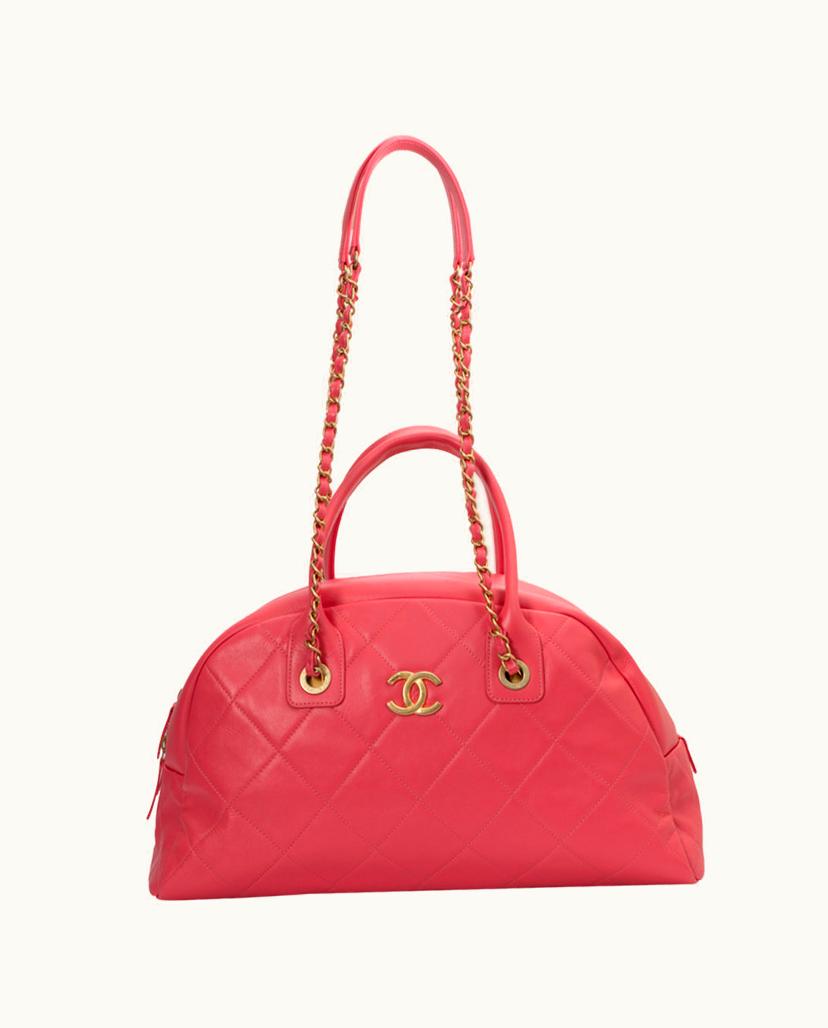 Chanel Chanel Other Women's Handbag Leather Pink