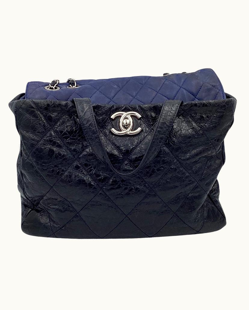Chanel Chanel Women's Portobello Tote Bag Leather In Blue