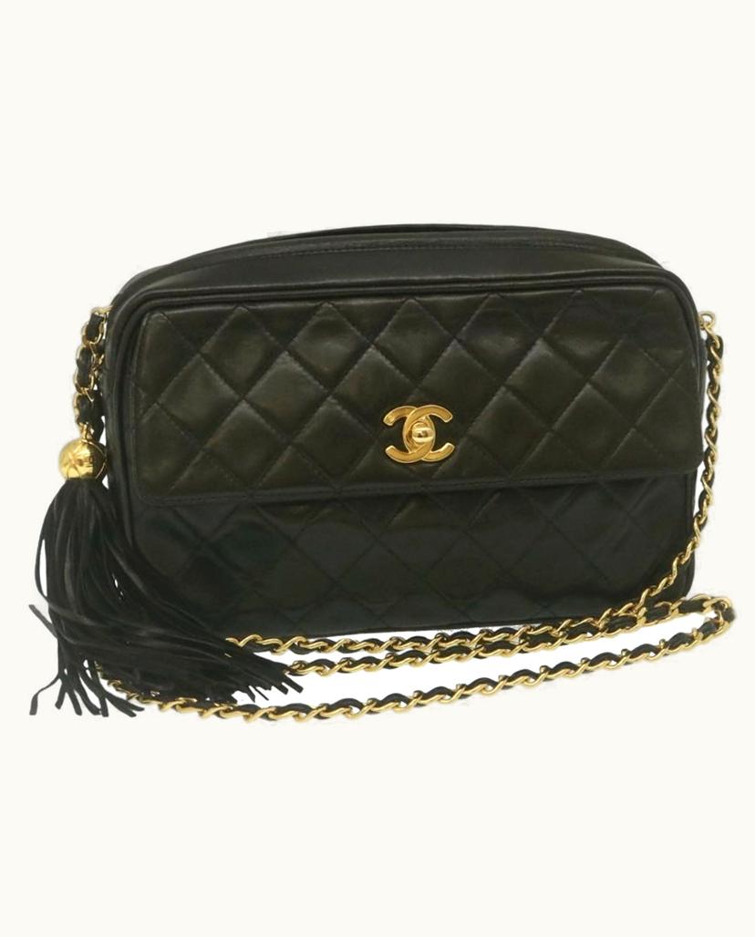 Chanel Chanel Classic Shoulder Bag Leather In Black