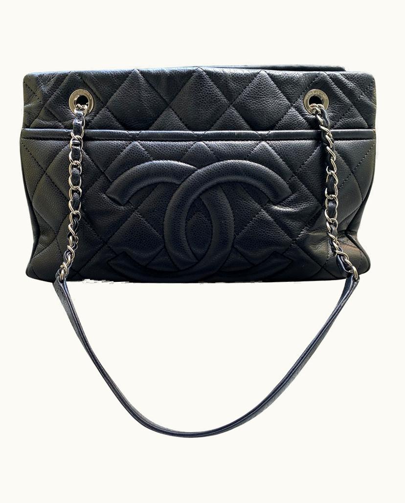 Chanel Chanel Classic Flap Shoulder Bag Black Caviar Leather