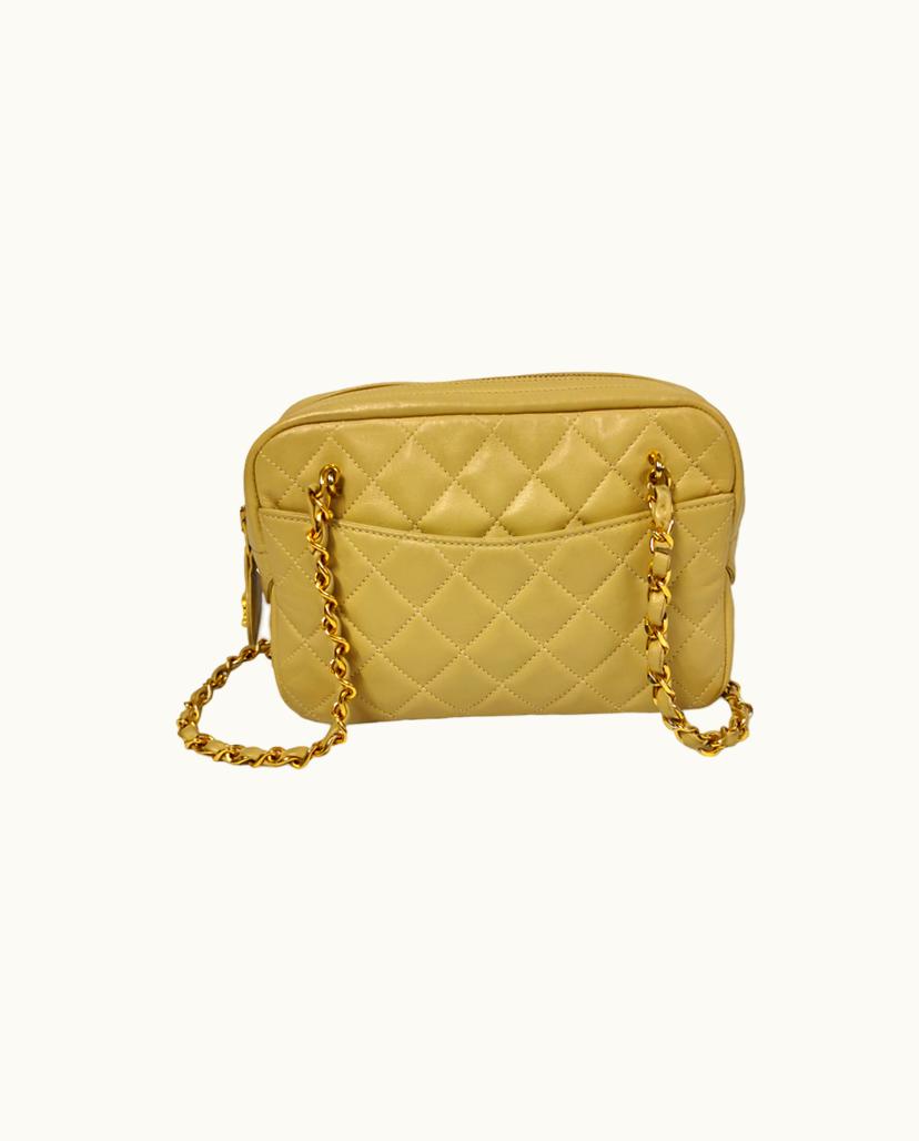 Chanel Chanel Women's Camera Bag Leather In Beige