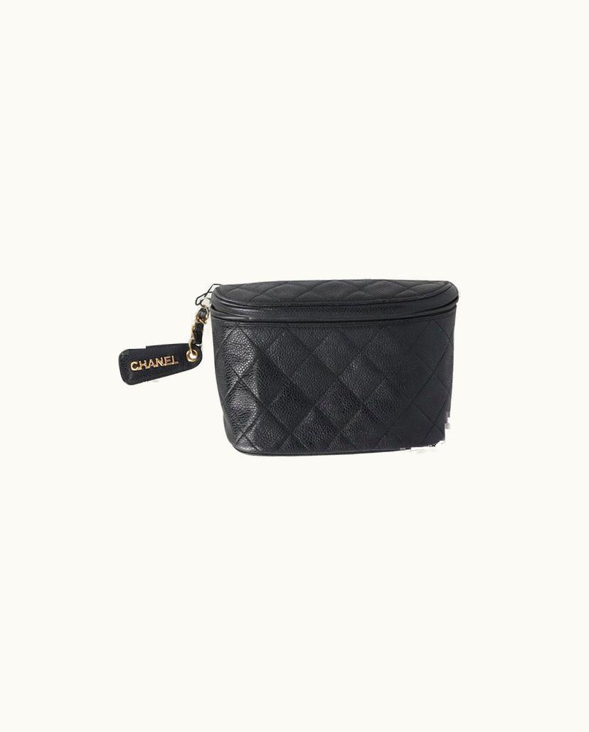 Chanel Chanel Vintage Belt Bag Leather Black