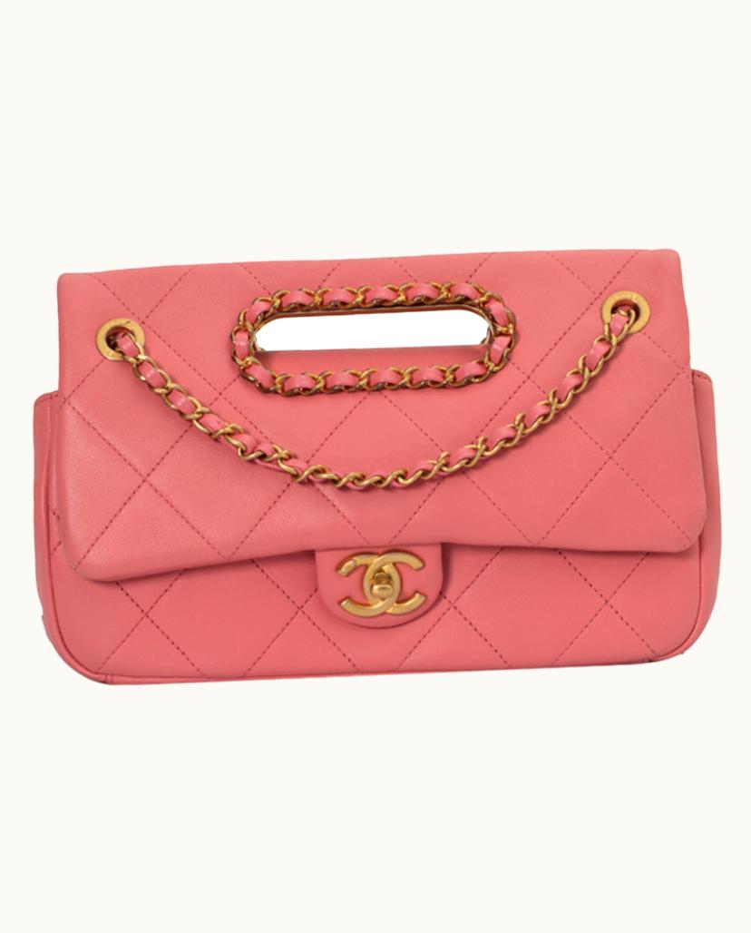 Chanel Chanel Timeless Women's Shoulder Bag Leather Pink
