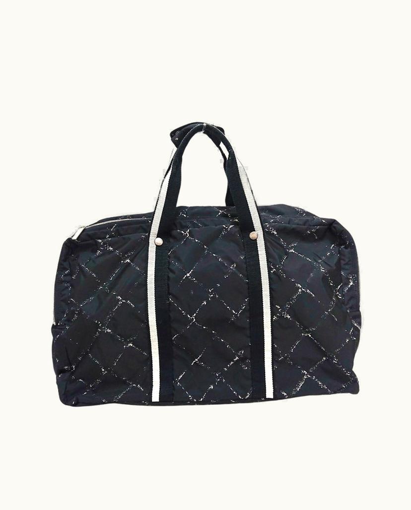 Chanel Chanel Travel Line Boston Bag in Black