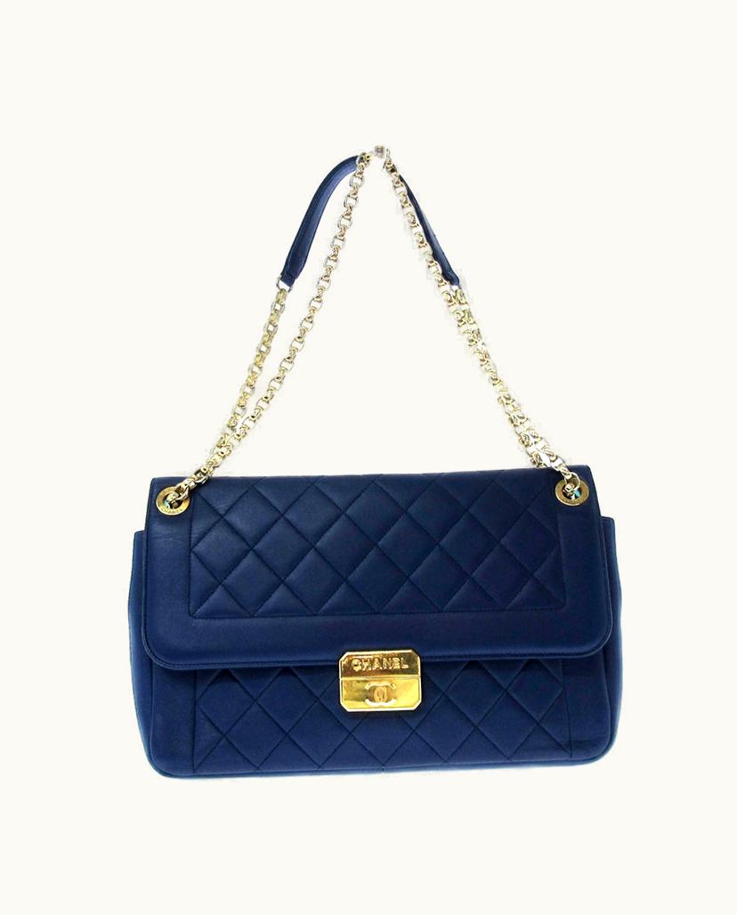 Chanel Chanel Women's Chic With Me Leather In Blue