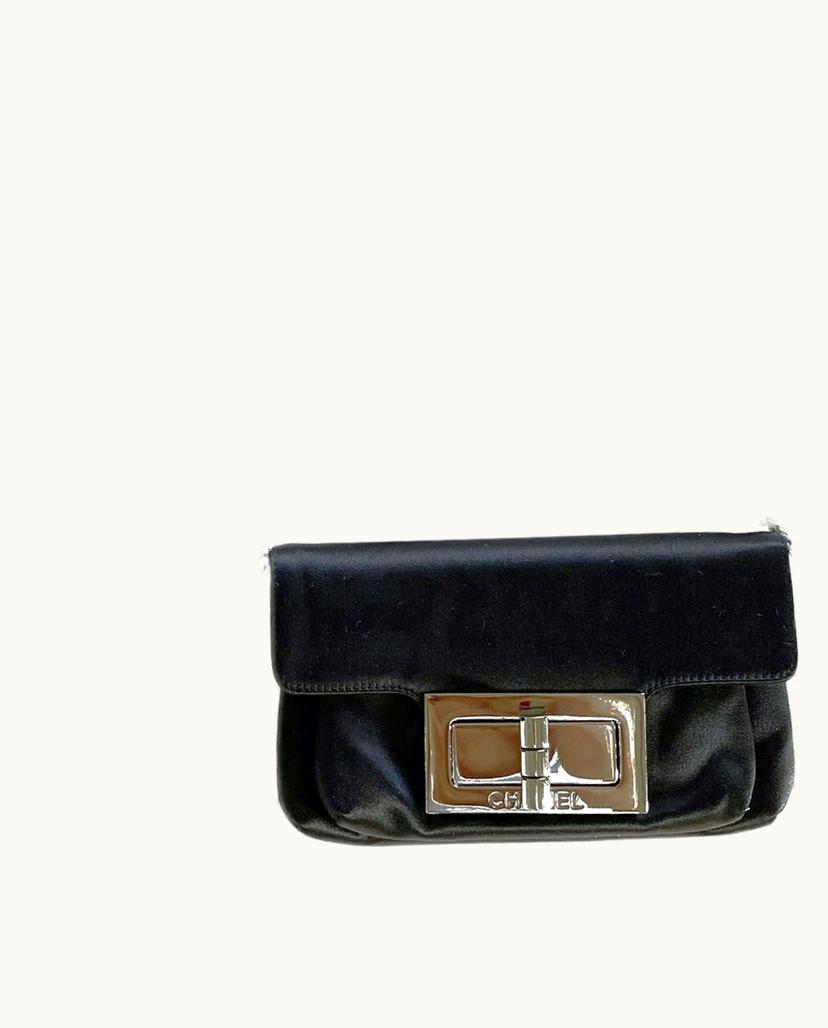 Chanel Chanel Silky Elegance Shoulder Bag Black