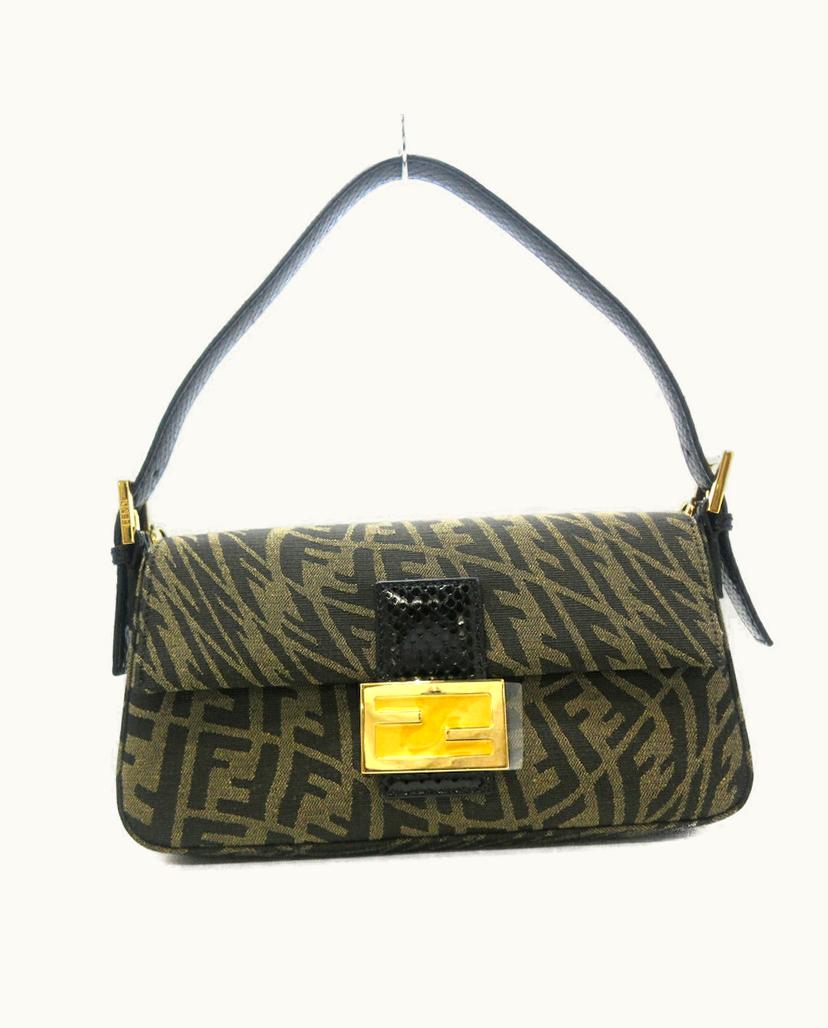 Fendi Fendi Baguette 1997 Canvas Brown Women's Bag