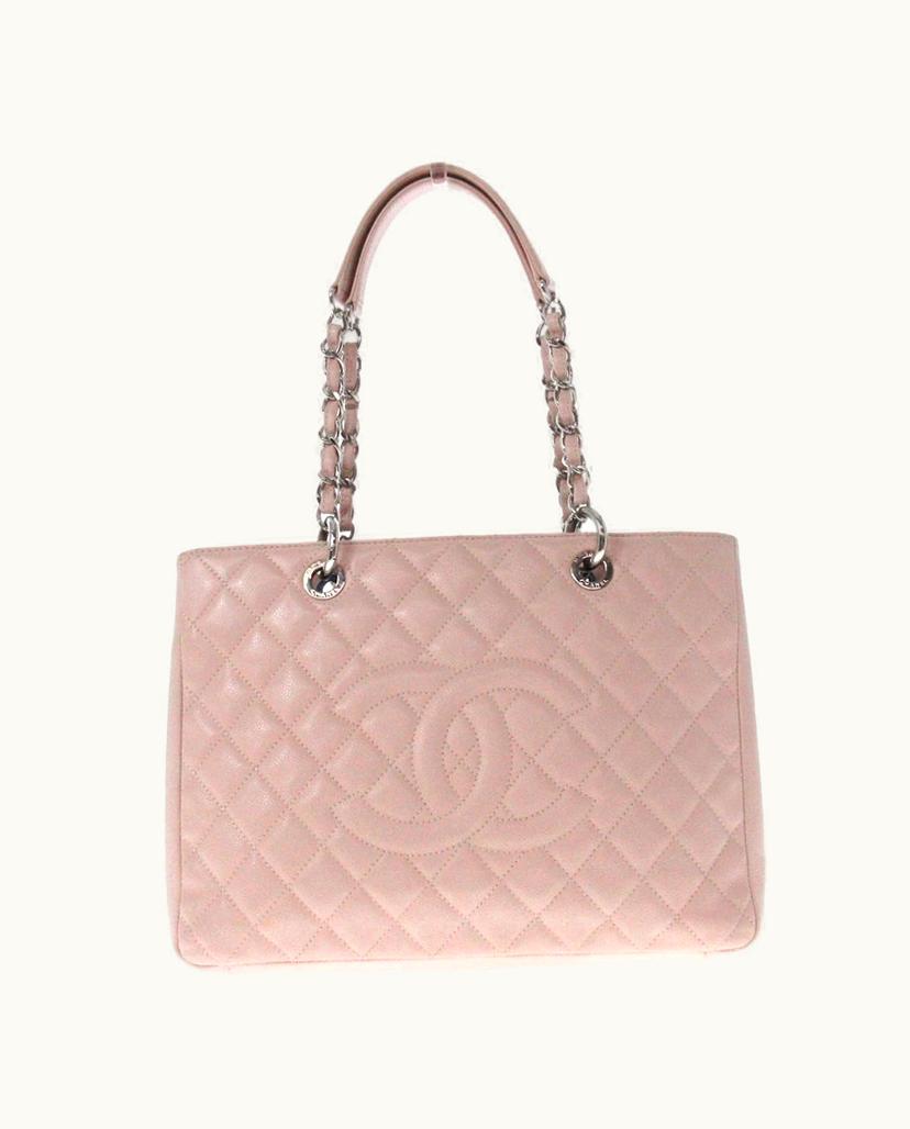 Chanel Chanel Women's Shopping Tote Grand Leather In Fuchsia