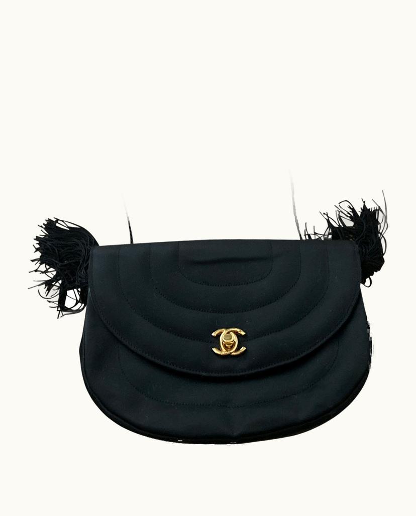 Chanel Chanel Vintage Sac Rare Model Shoulder Bag in Black