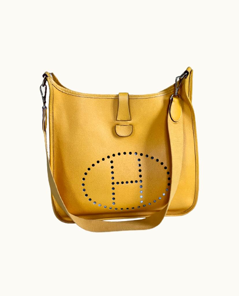 Hermès Hermès Women's Evelyne GM 33 Leather In Yellow