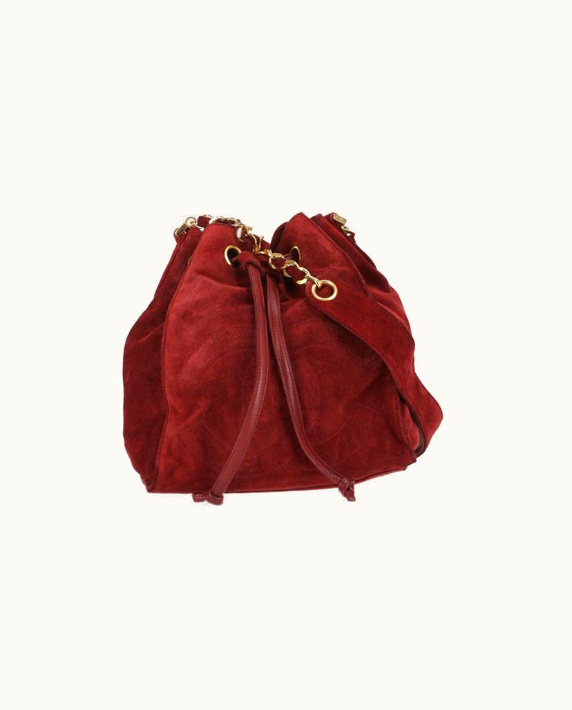 Chanel Chanel Women's Bucket Bag In Red