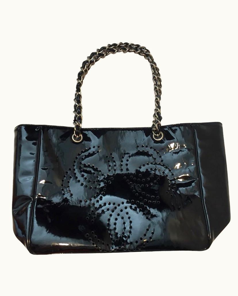 Chanel Chanel Women's Shoppers In Patent Leather