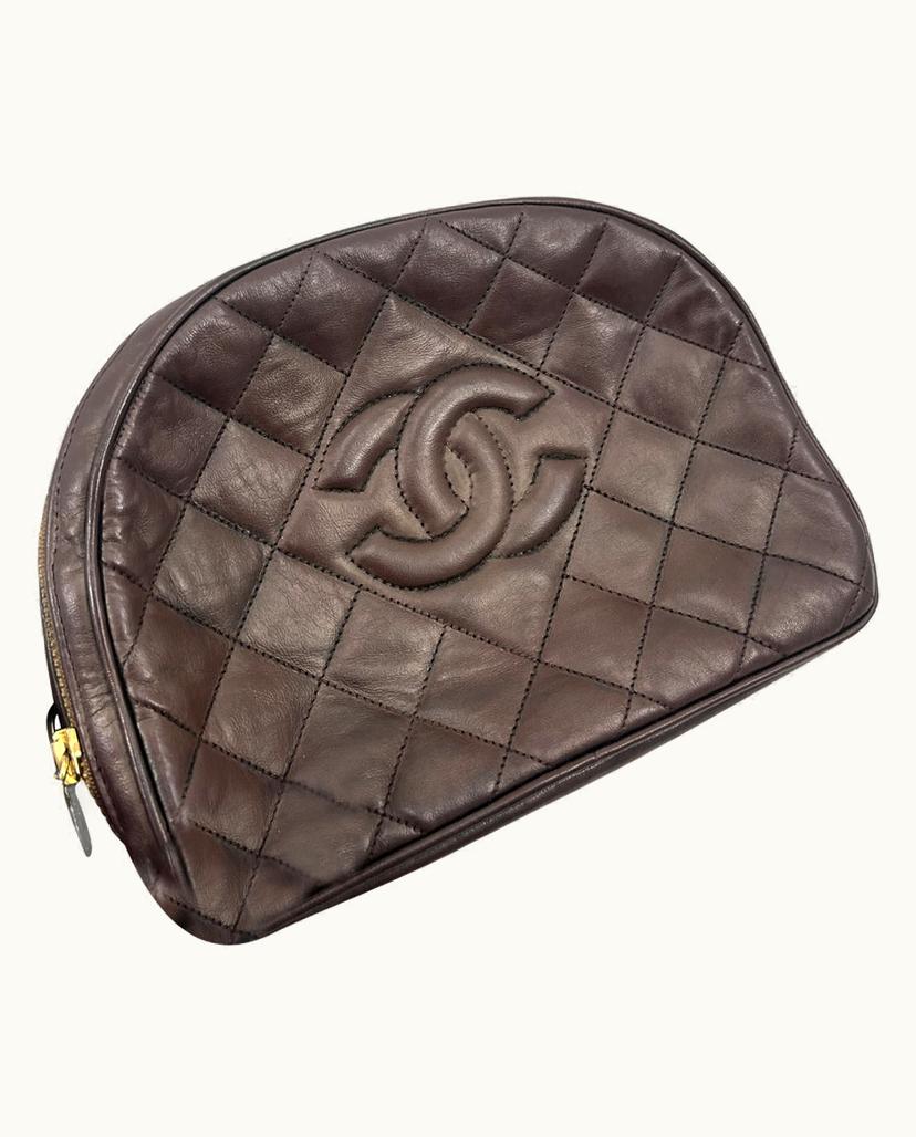 Chanel Chanel Women's Handbag Canvas In Violet