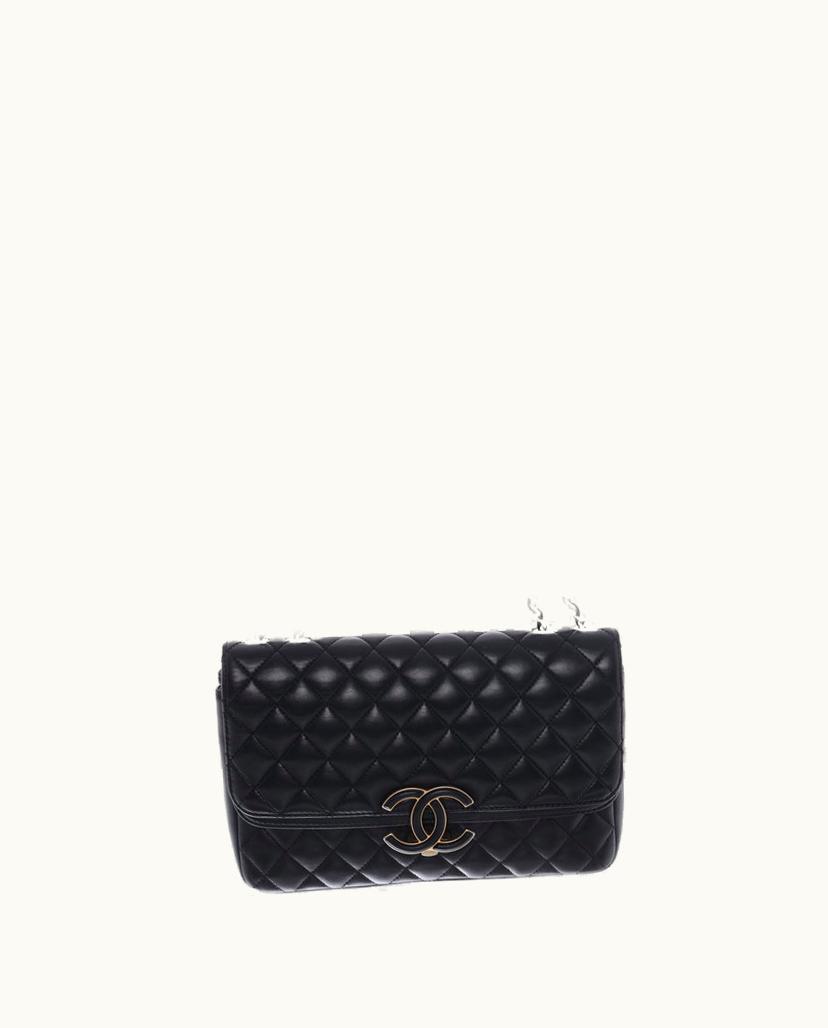 Chanel Chanel Classic Flap Bag 2018 Women's Leather Black