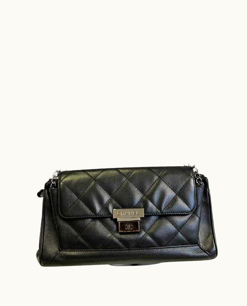 Chanel Chanel Limited Edition Flap Bag Soft Caviar Leather Black