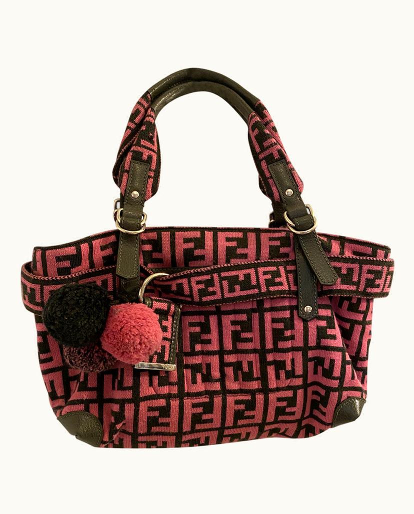 Fendi Fendi Women's Handbag Wool In Brown