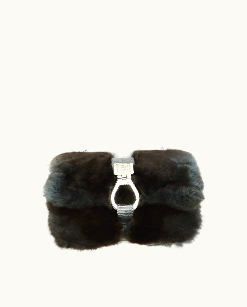 Chanel Chanel Women's Shoulder Bag Fur In Grey