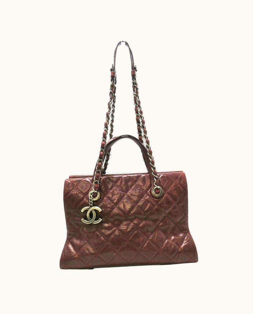 Chanel Chanel Women's Matelassée Leather In Bordeaux