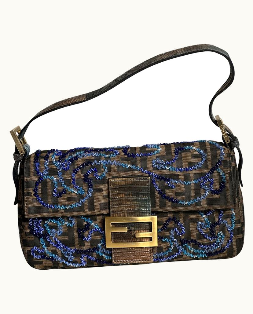 Fendi Fendi Baguette Bag Women's Vintage Collector's Edition Black
