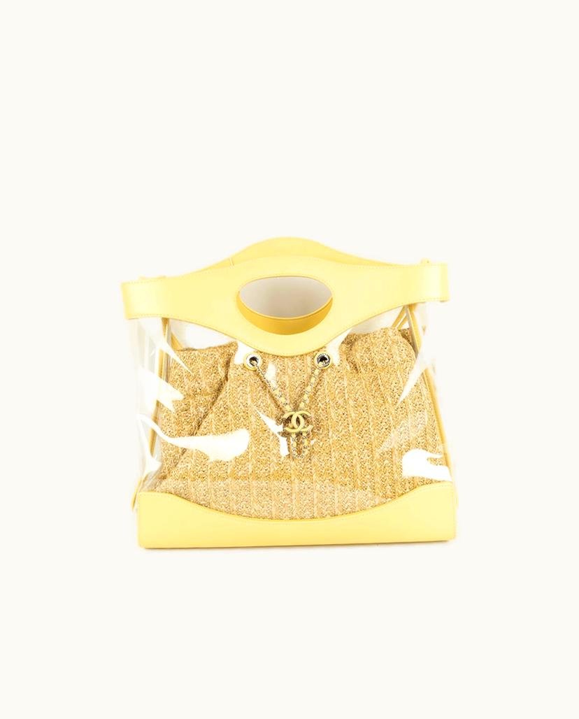 Chanel Chanel Ref. S126 Leather Handbag Yellow