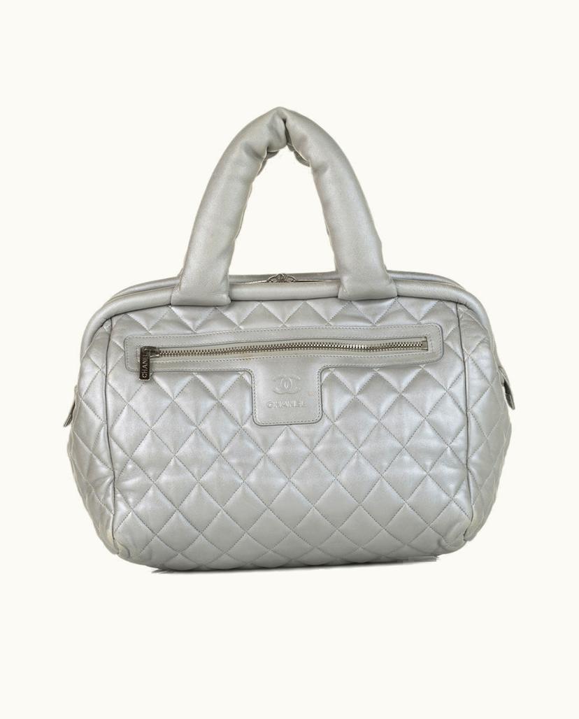Chanel Chanel Women's Handbag Cotton In Grey