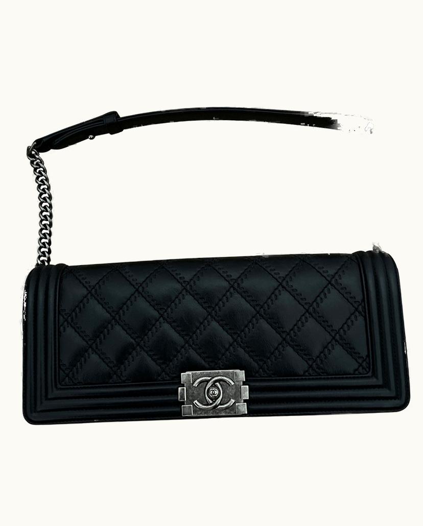 Chanel Chanel Classic Le Boy Convertible Flap Shoulder Bag Black