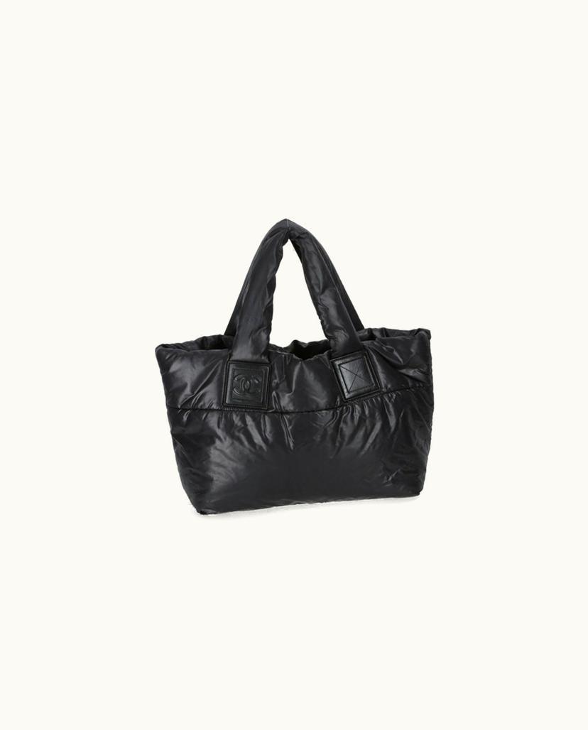 Chanel Chanel Coco Cocoon Nylon Tote Bag in Black