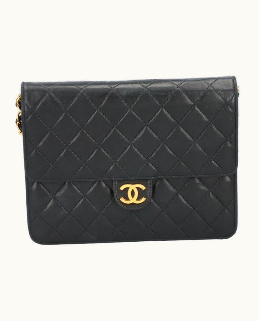 Chanel Chanel 1996/1997 Wallet on Chain Vintage Shoulder Bag Black