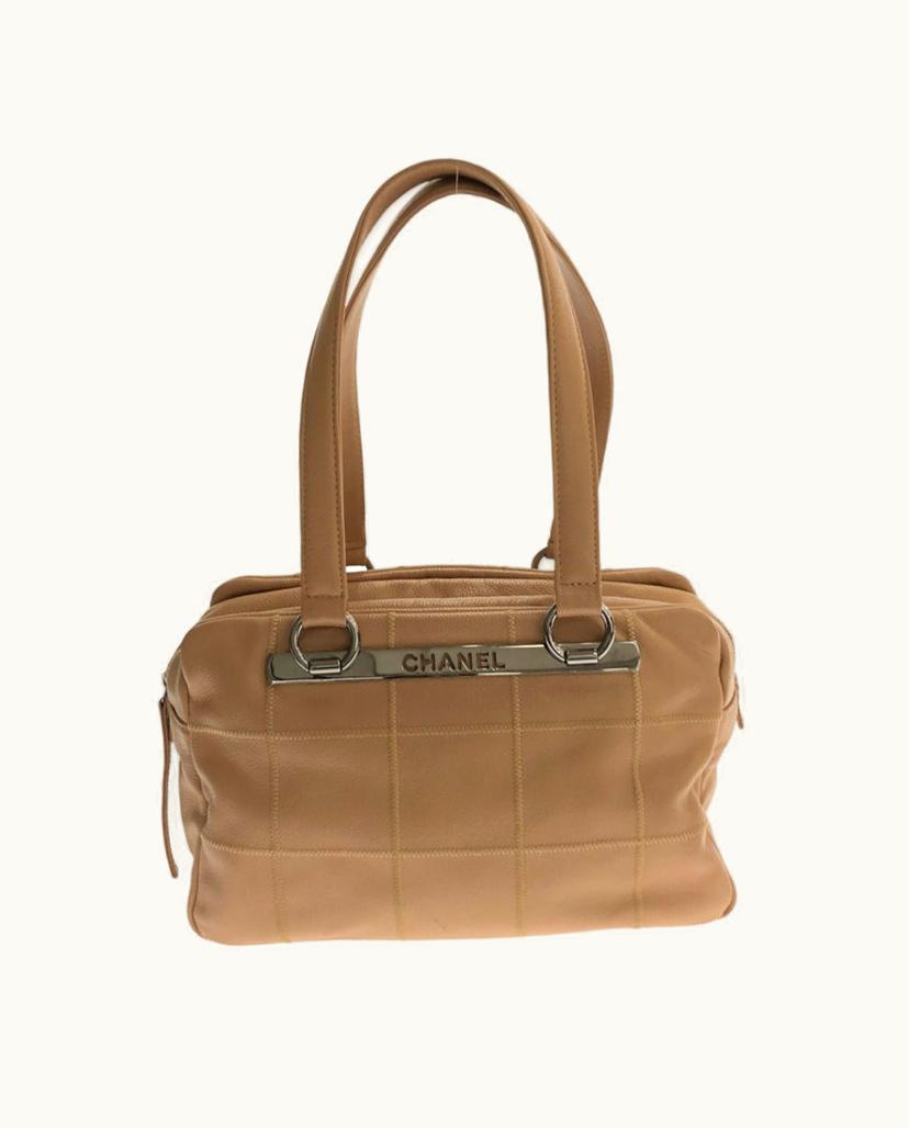 Chanel Chanel Women's Chocolate Bar Tote Bag In Beige