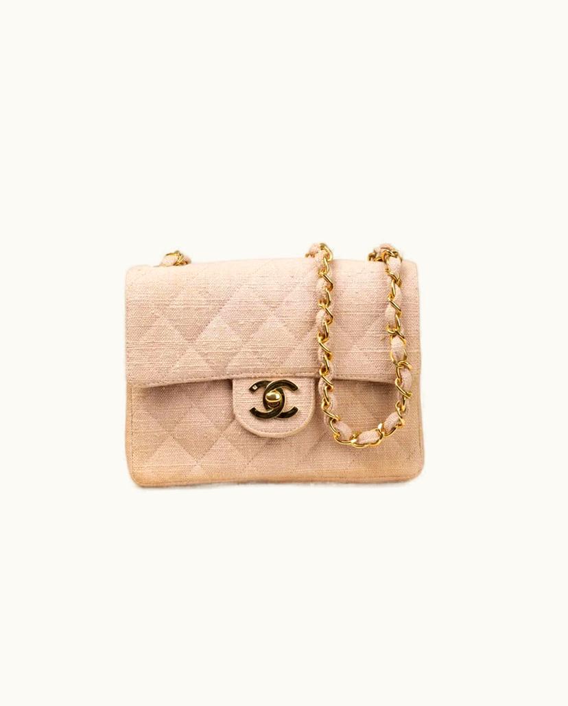 Chanel Chanel Women's Flap Bag Mini Leather In Pink