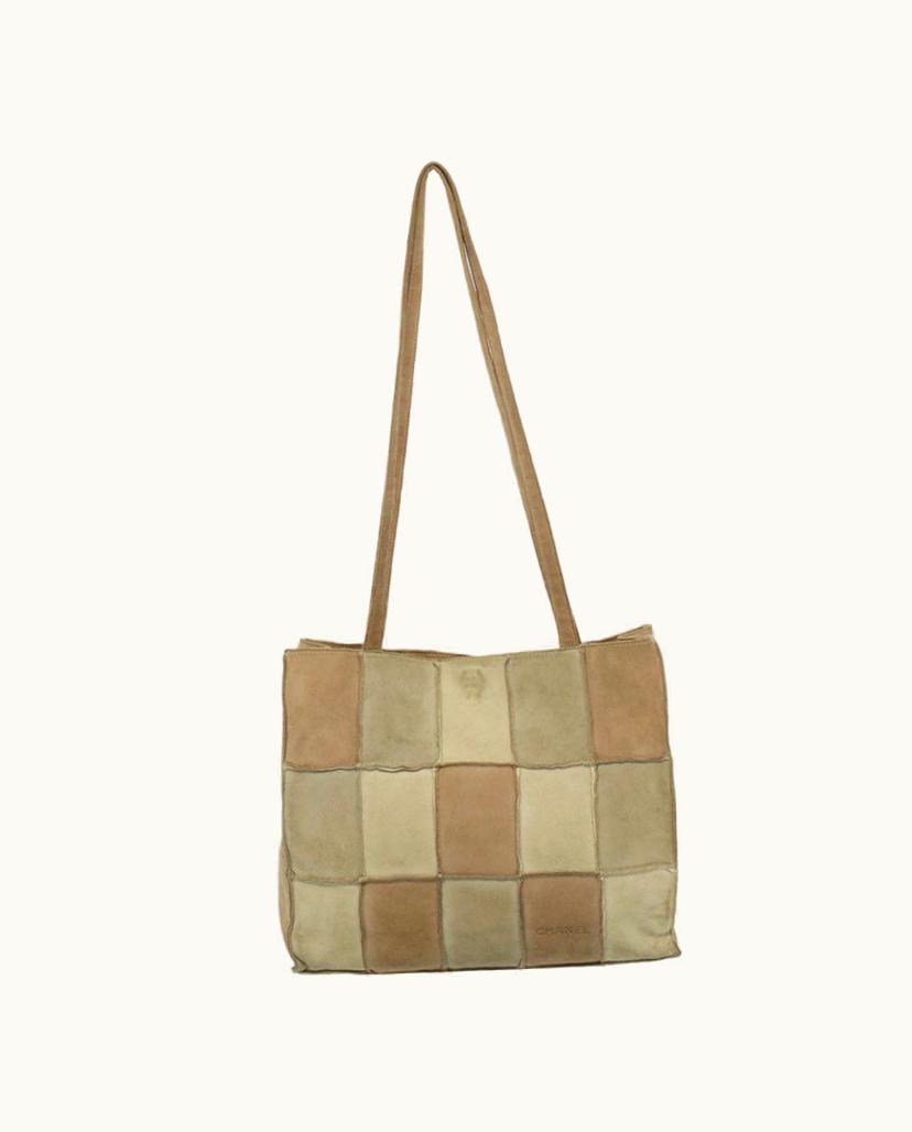 Chanel Chanel Classic Tote Bag in Beige Suede