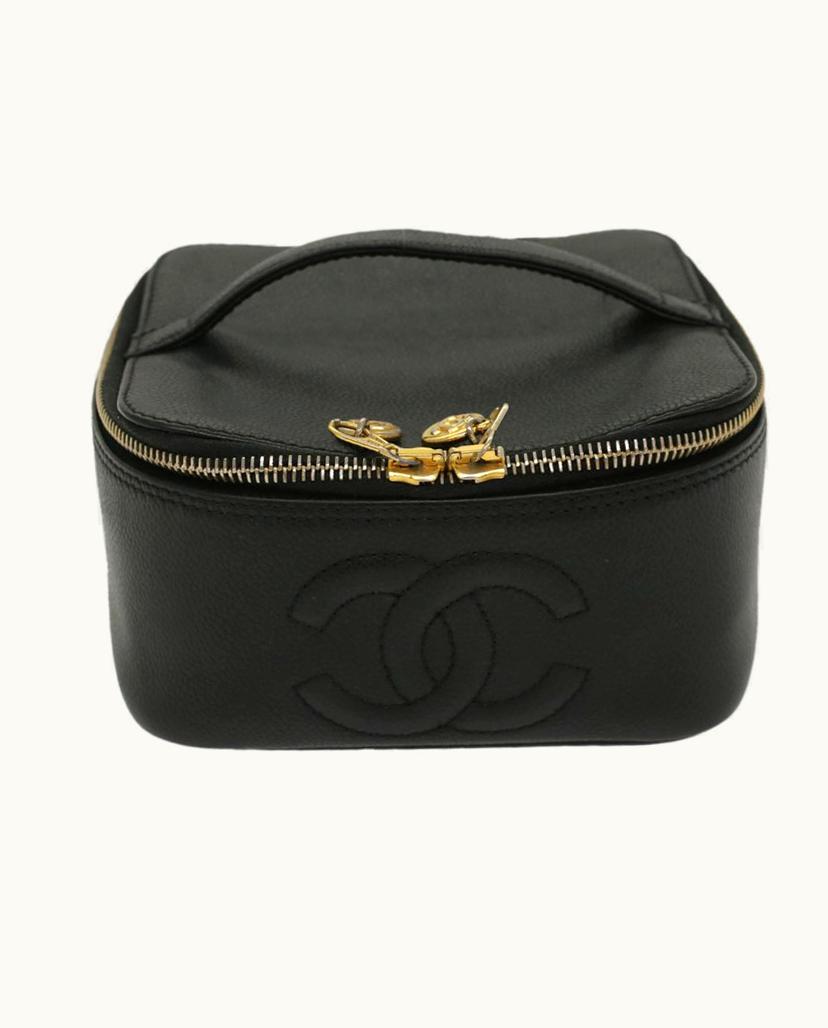 Chanel Chanel Vanity Leather Black