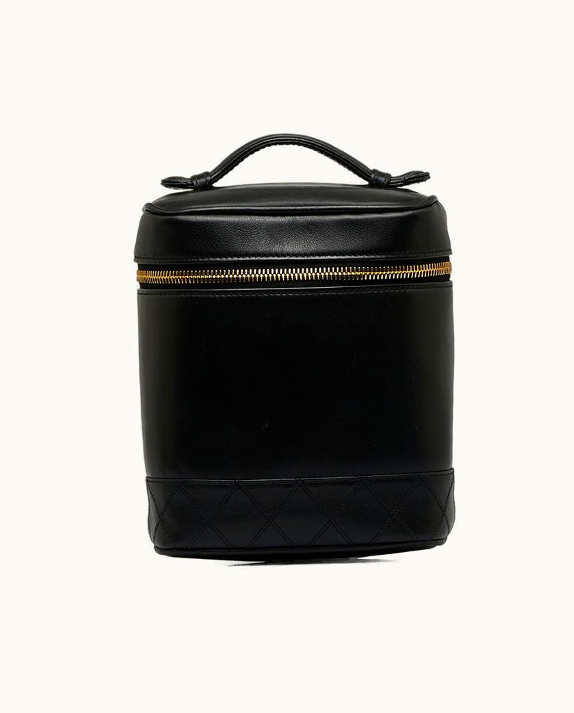 Chanel Chanel Vanity Bag Lambskin Leather Black