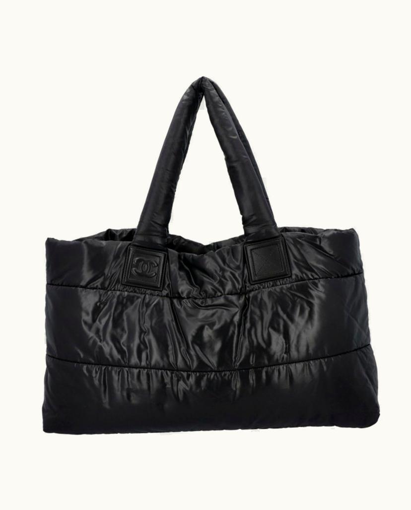 Chanel Chanel 2015/2016 Padded Textile Shopper Bordeaux