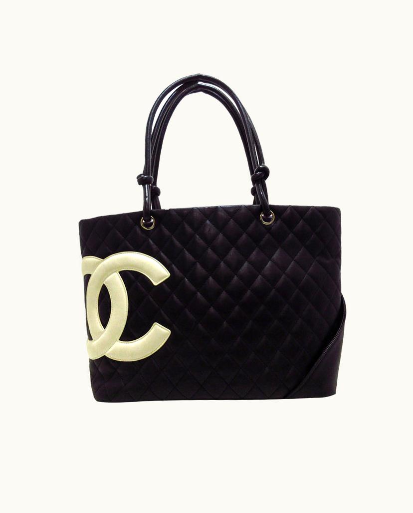 Chanel Chanel Cambon Ligne Large Lambskin Tote Bag Black