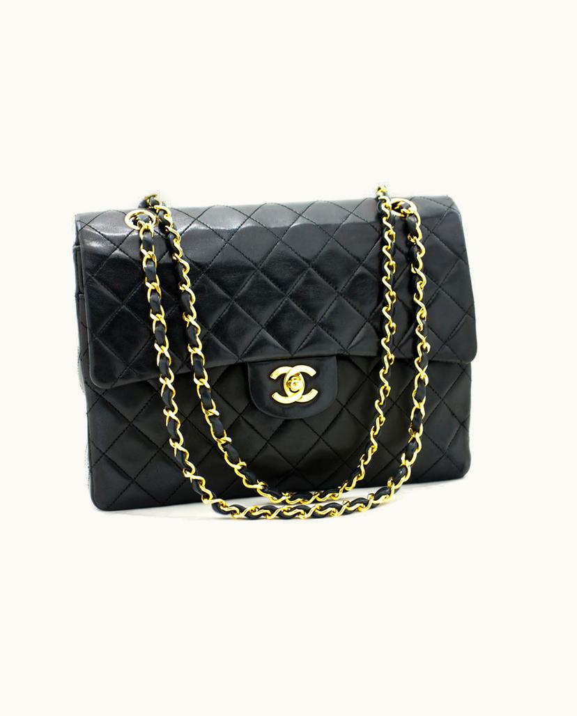 Chanel Chanel Timeless Shoulder Bag Leather Black