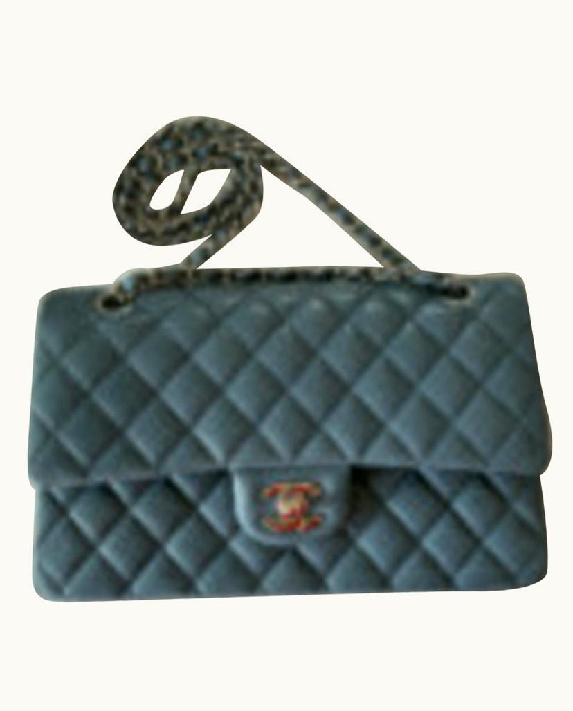 Chanel Chanel Timeless Mini Bag Lamb Leather Blue