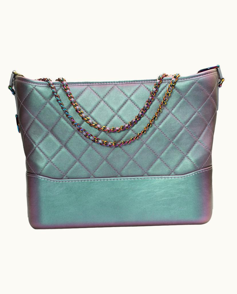 Chanel Chanel Women's Gabrielle Leather In Violet