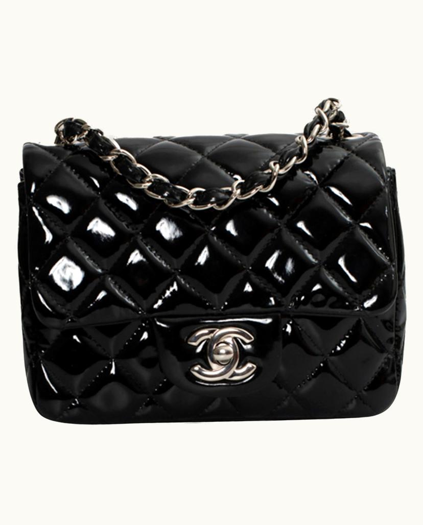 Chanel CHANEL Timeless Women's Shoulder Bag Patent Leather In Black