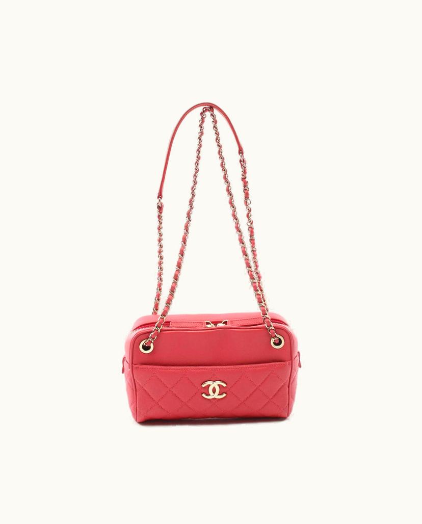 Chanel Chanel Matelasse Shoulder Bag Grade B Pink