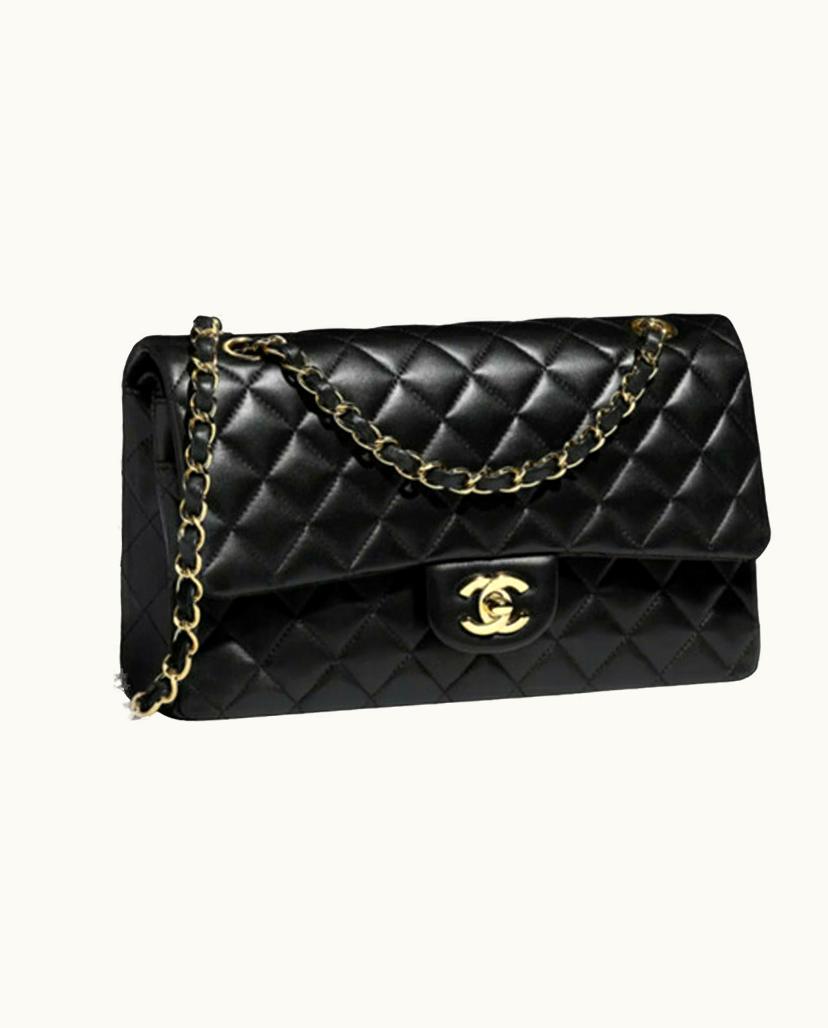 Chanel Chanel Double Flap Bag Classic Canvas Black
