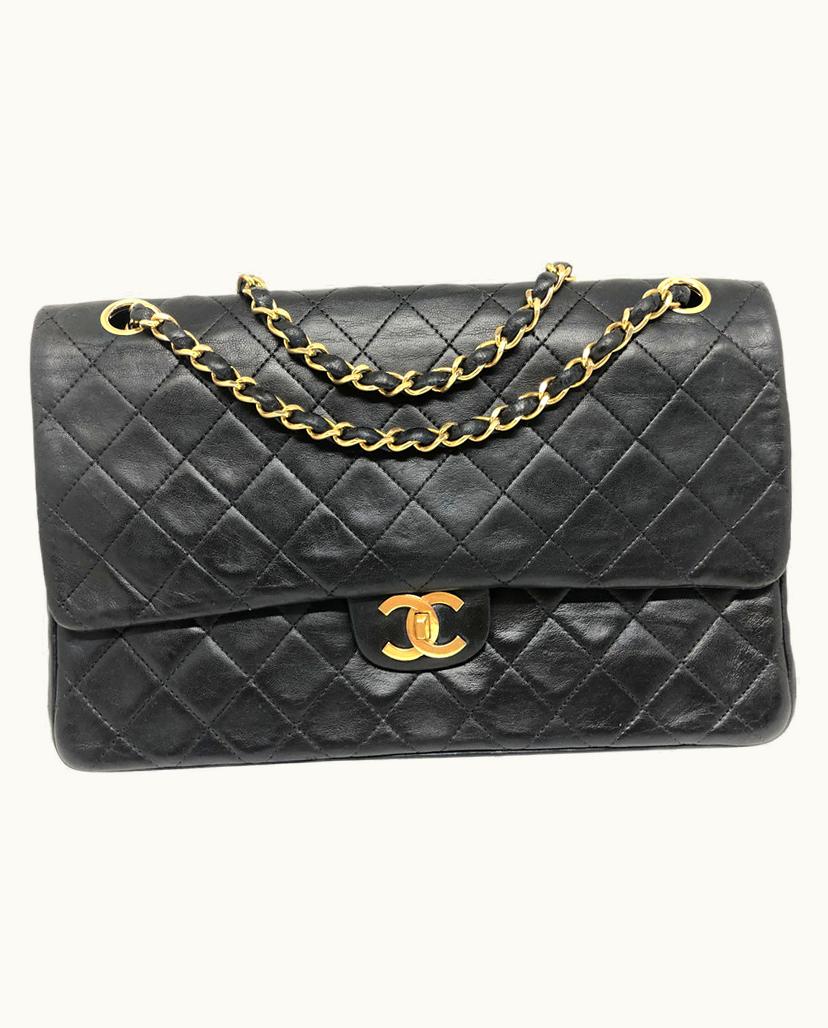 Chanel Chanel Timeless Classic Leather Bag Vintage Navy Blue