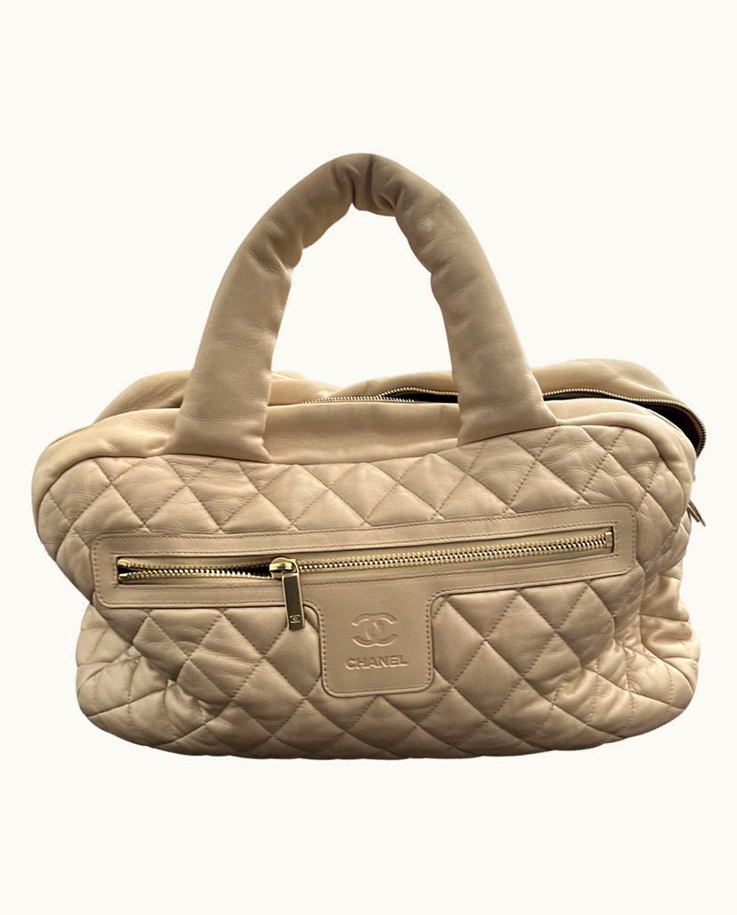 Chanel Chanel Women's Travel Bag Leather In Gold