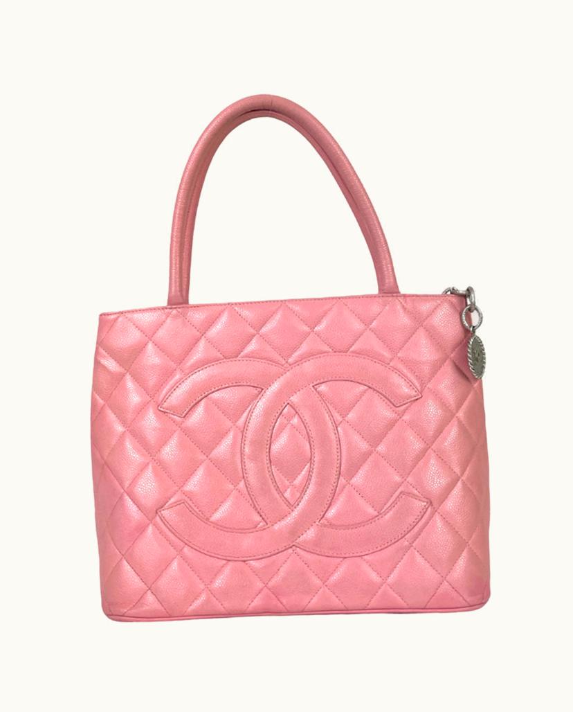 Chanel Chanel NSCAB310 Medaillon Bag Caviar Leather Pink