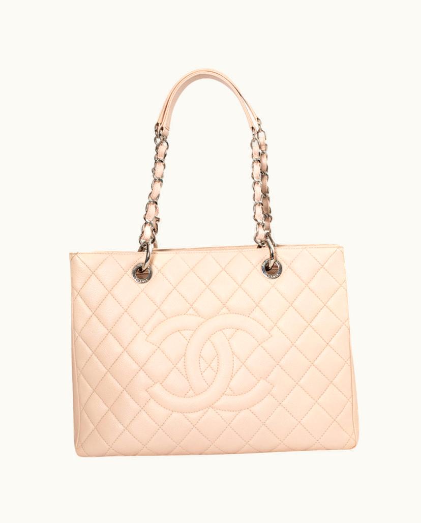 Chanel Chanel Women's Handbag Leather In Nude