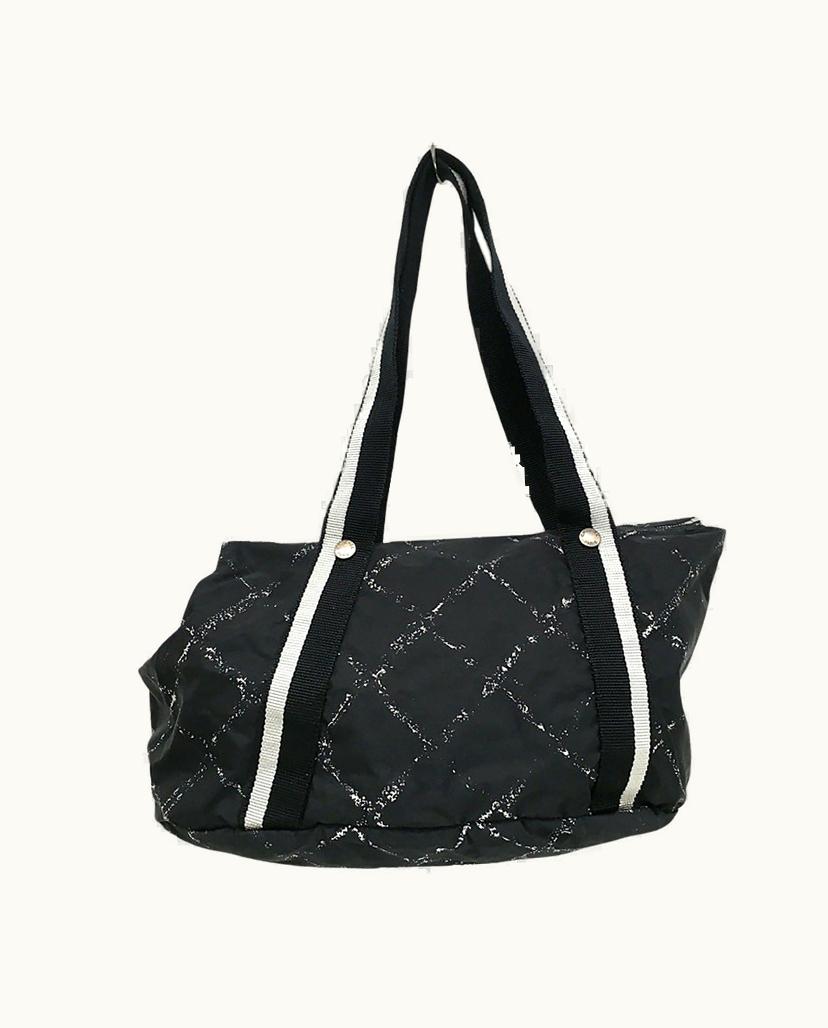 Chanel Chanel Travel Line Pet Carrier Bag In Black