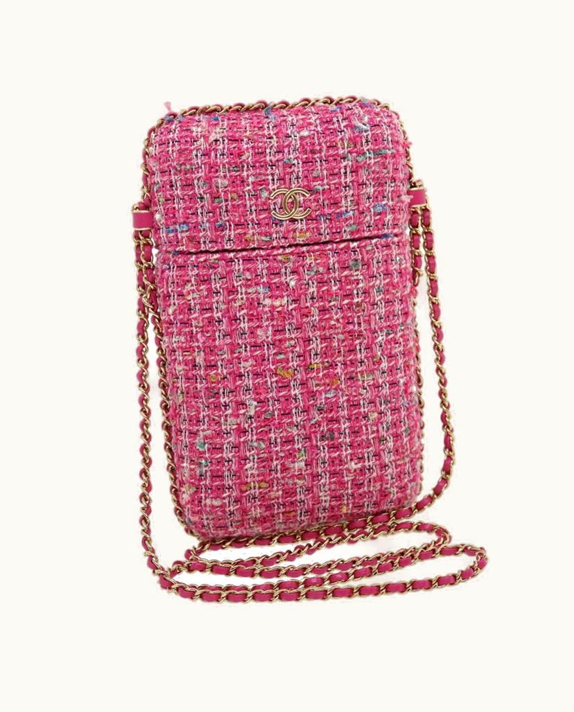 Chanel Chanel Women's Shoulder Bag Canvas In Fuchsia